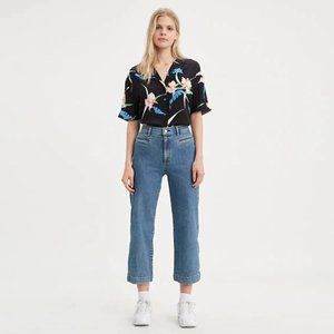 NWT: Levi's® Ribcage Wide Leg Cropped Jeans
